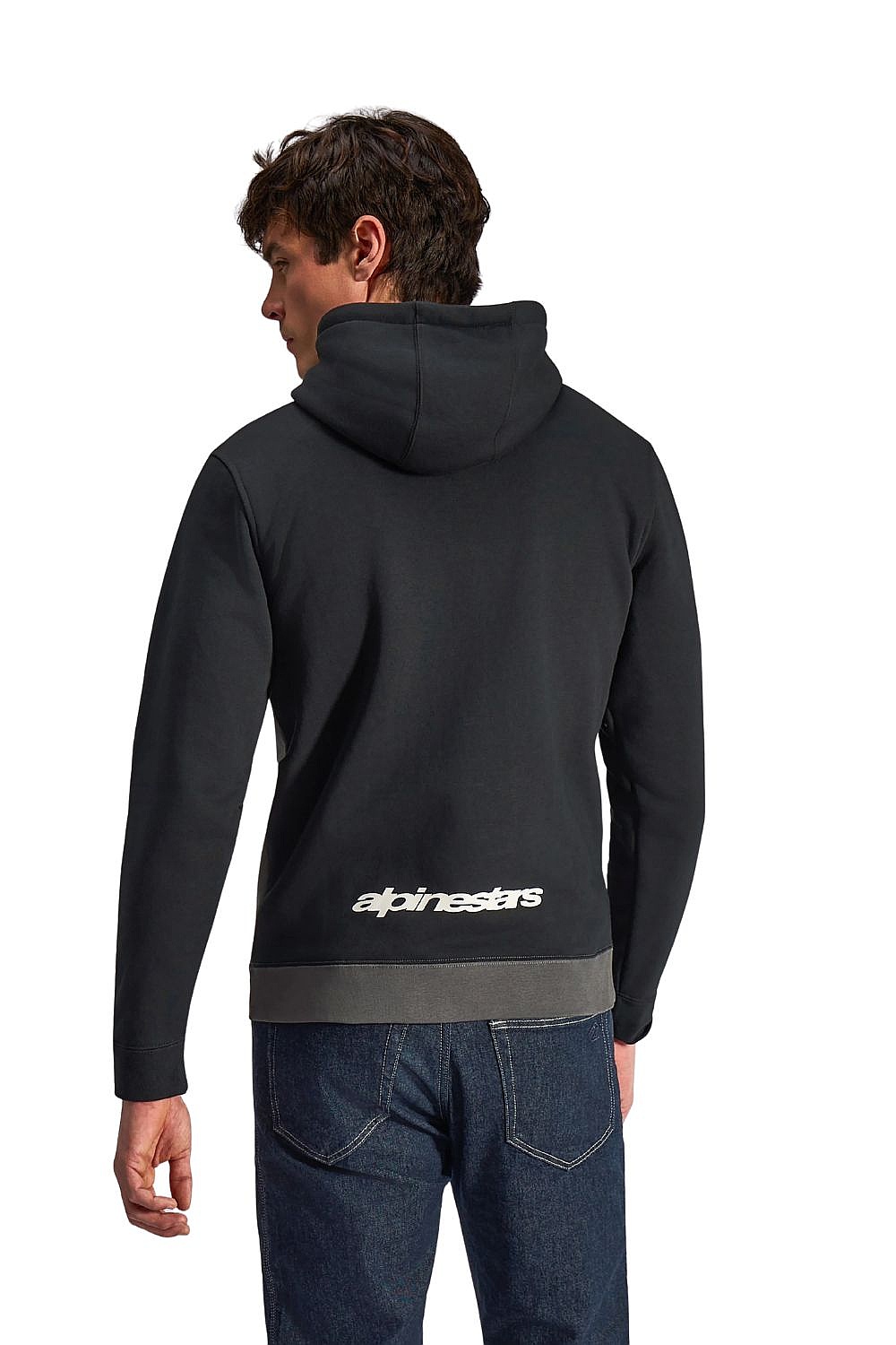 bluza Alpinestars Parallel Hoodie - Black/Gunmetal - men´s