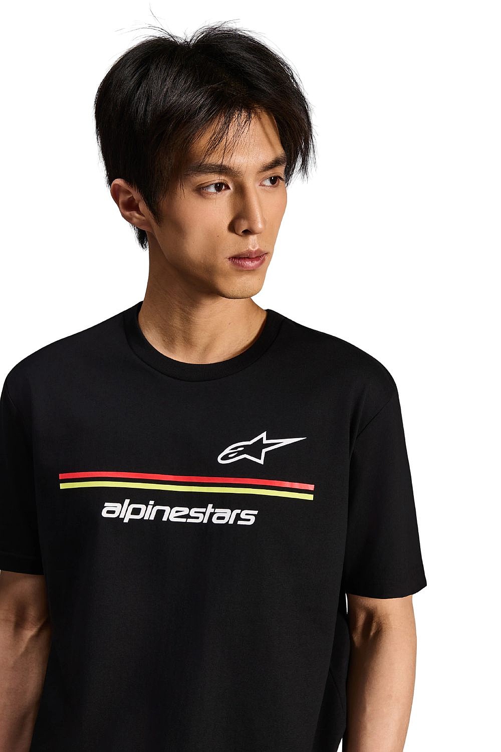 T-Shirt Alpinestars Lanes CSF - Black - men´s