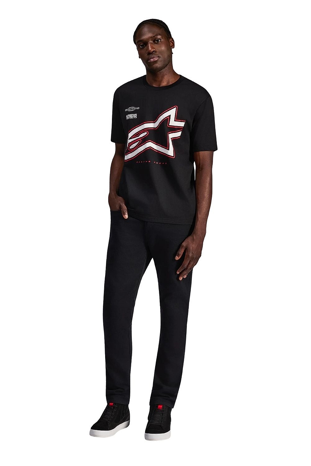 T-Shirt Alpinestars Authority CSF - Black - men´s