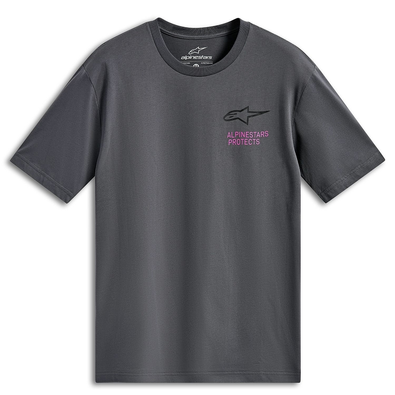 T-Shirt Alpinestars Pop Helmet CSF - Charcoal - men´s