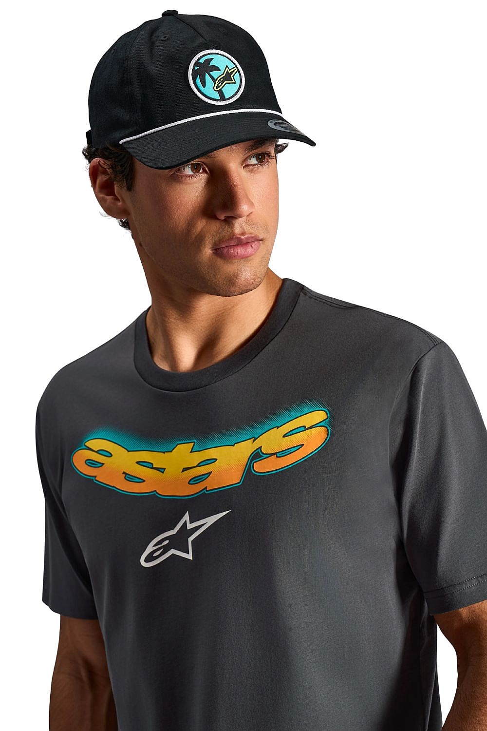 T-shirt Alpinestars Ellipsoid CSF - Charcoal - men´s
