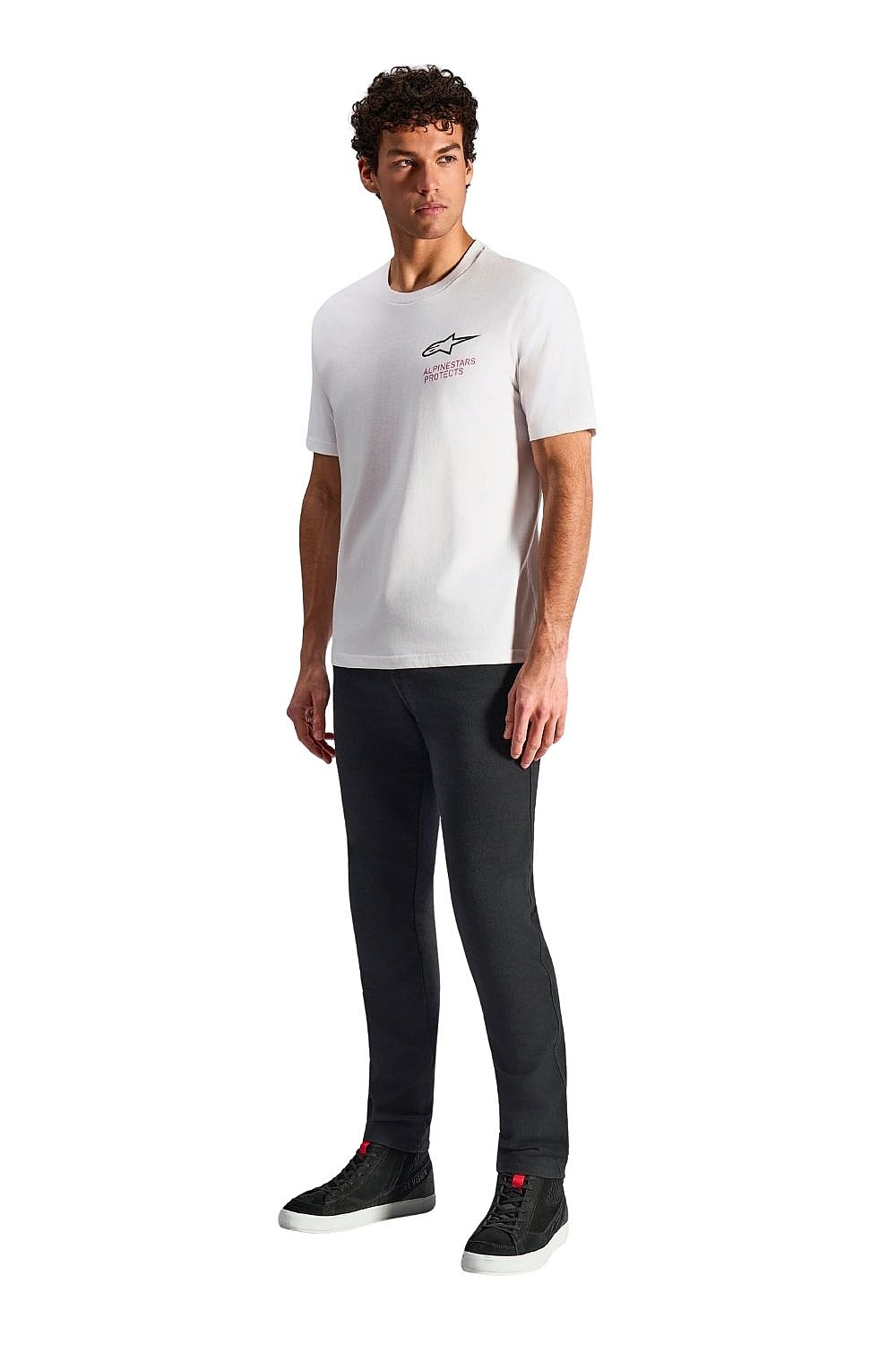 T-Shirt Alpinestars Pop Helmet CSF - White - men´s