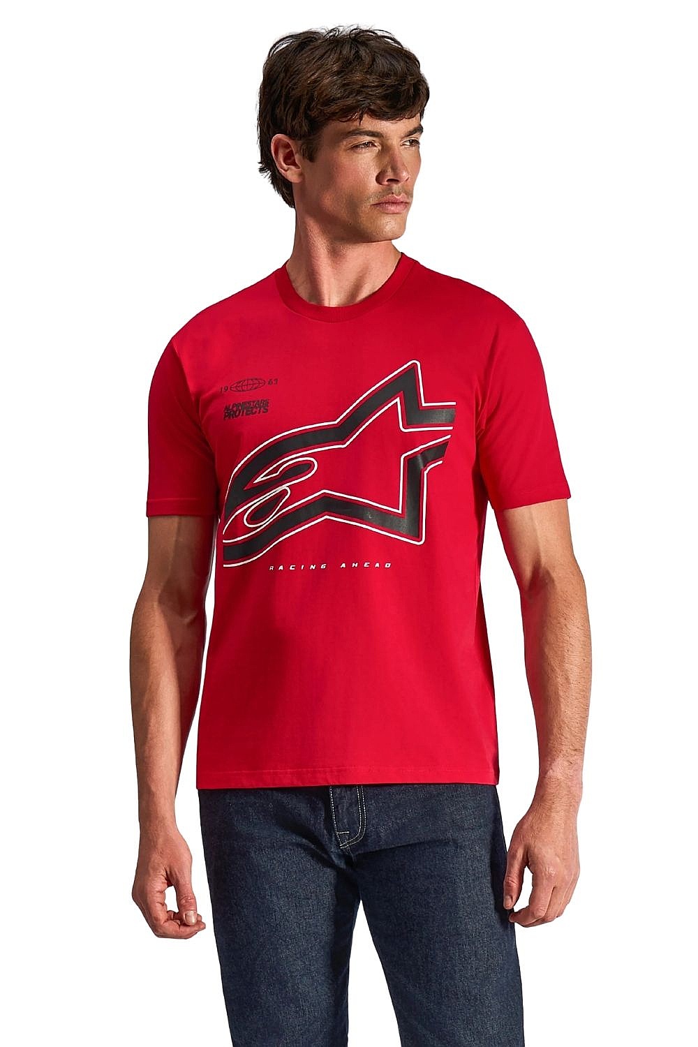 T-Shirt Alpinestars Authority CSF - Red - men´s