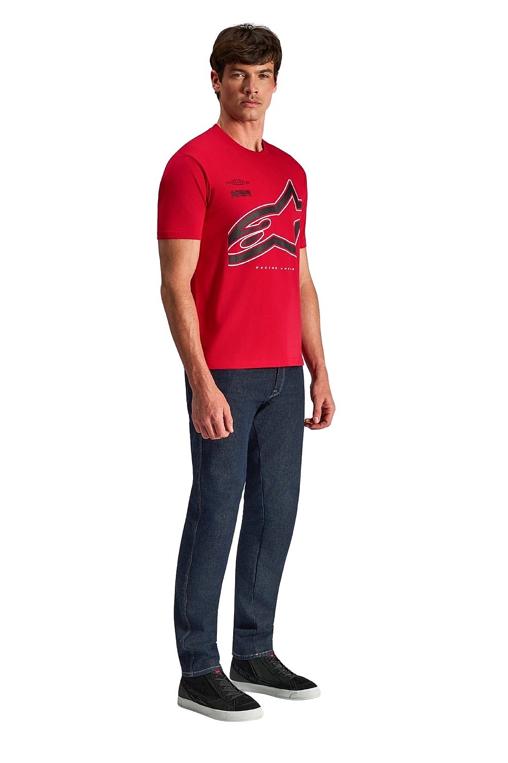 T-Shirt Alpinestars Authority CSF - Red - men´s