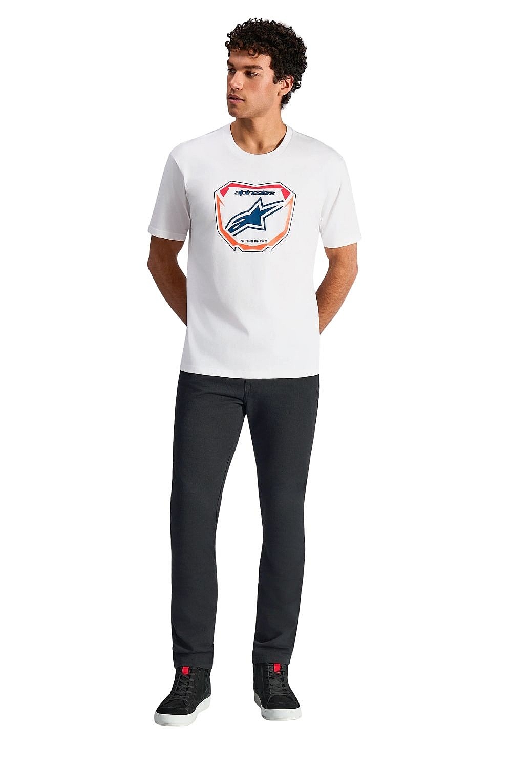 T-shirt Alpinestars Plate CSF - White - men´s