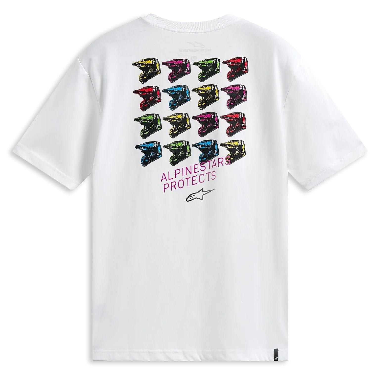 T-Shirt Alpinestars Pop Helmet CSF - White - men´s