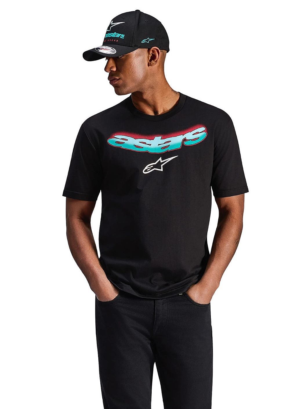 T-Shirt Alpinestars Ellipsoid CSF - Black - men´s