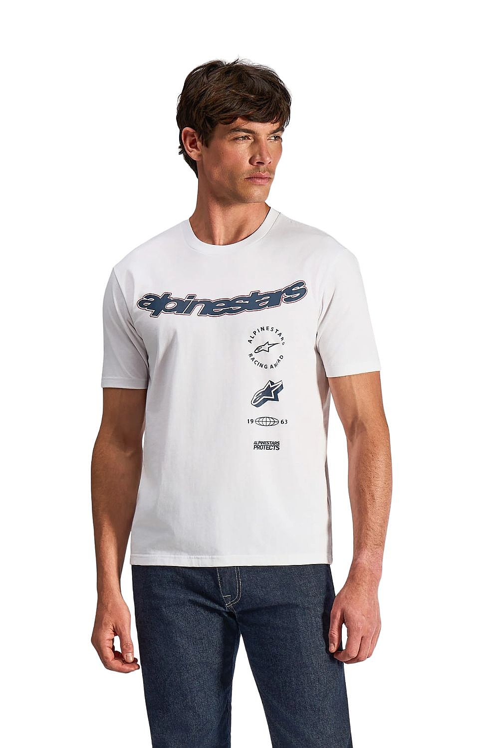 koszulka Alpinestars Abus CSF - White - men´s