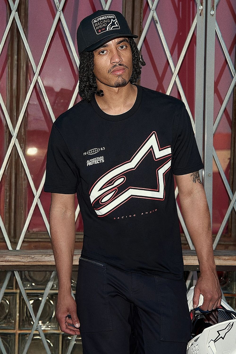 T-Shirt Alpinestars Authority CSF - Black - men´s