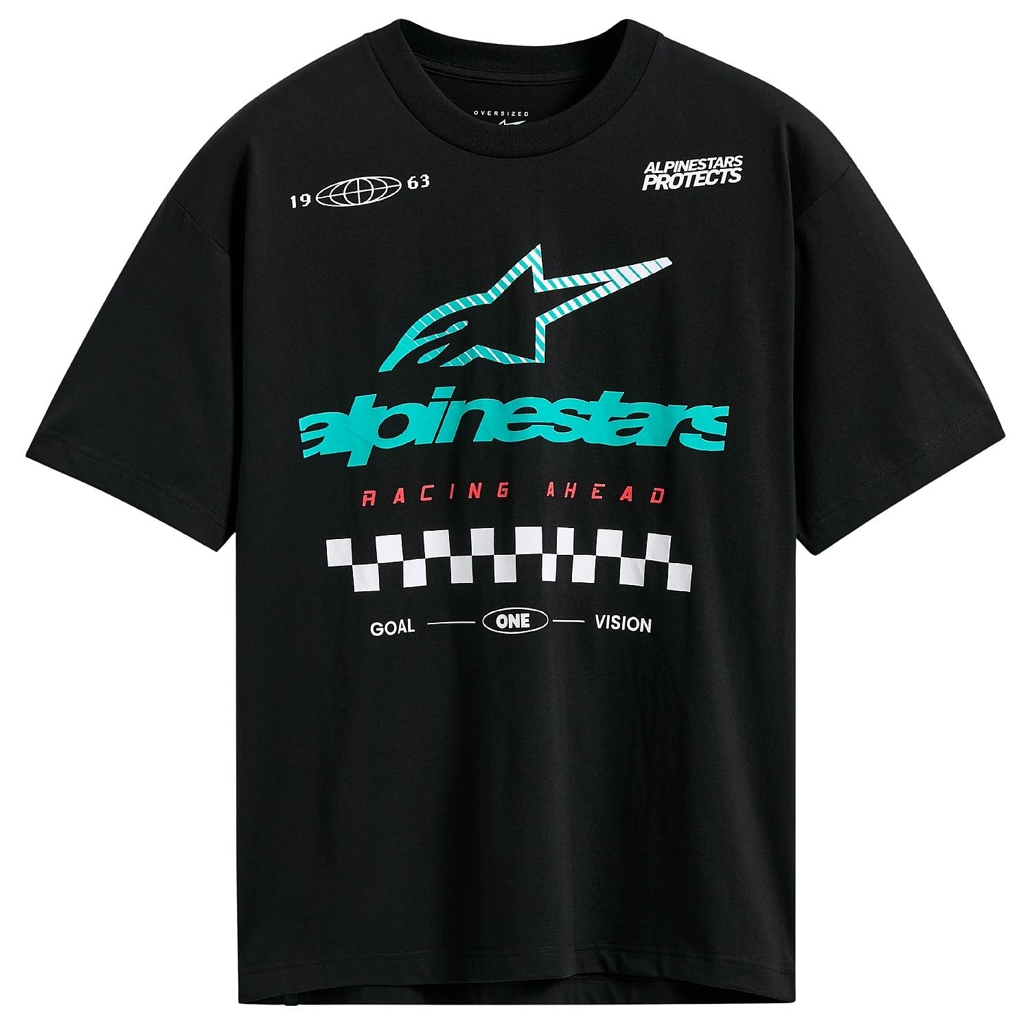 T-shirt Alpinestars Aplomb Oversized CSF - Black - men´s
