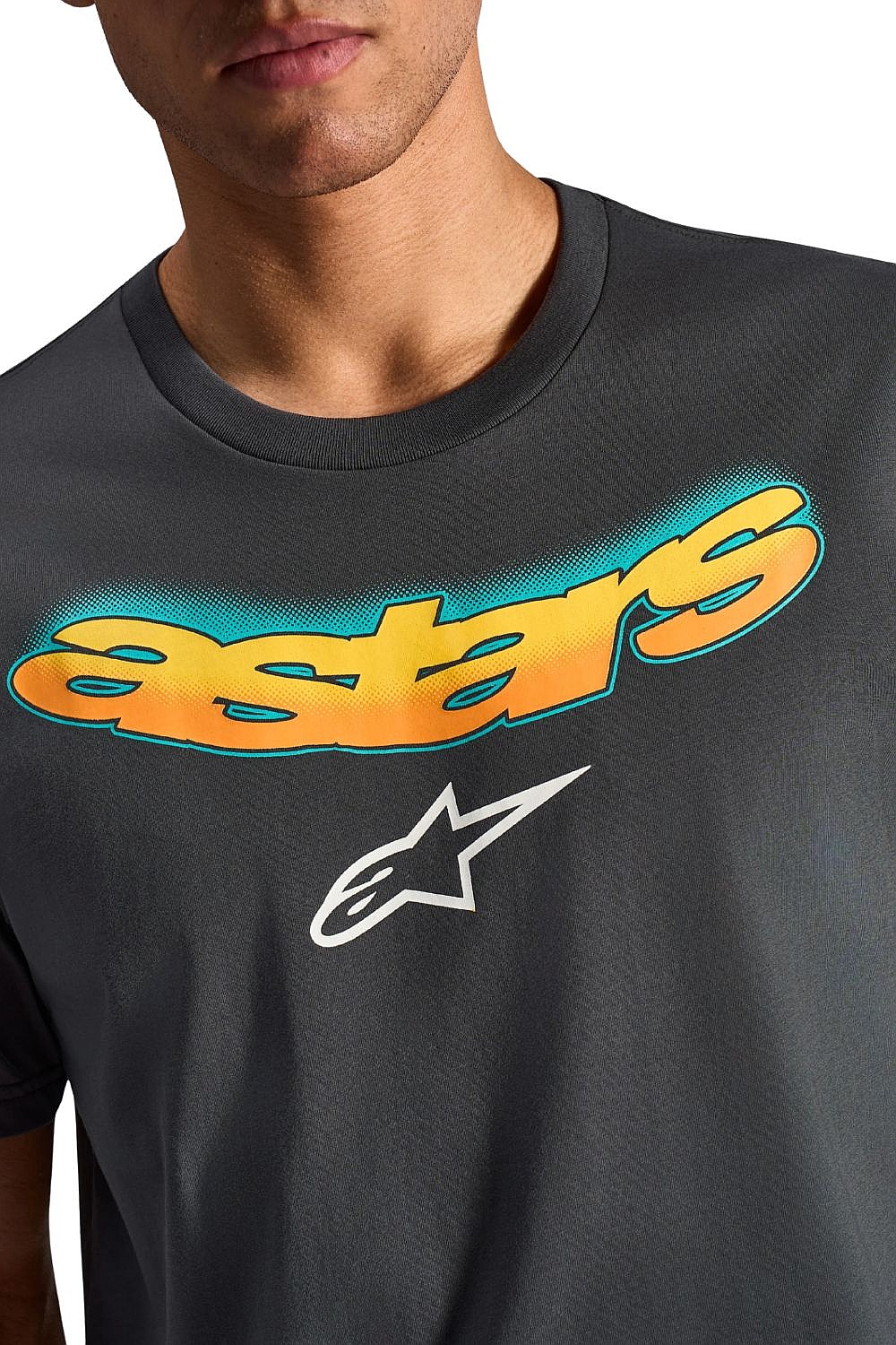 T-shirt Alpinestars Ellipsoid CSF - Charcoal - men´s