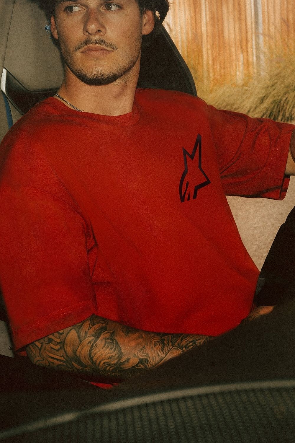 T-Shirt Alpinestars One Oversized CSF - Red - men´s