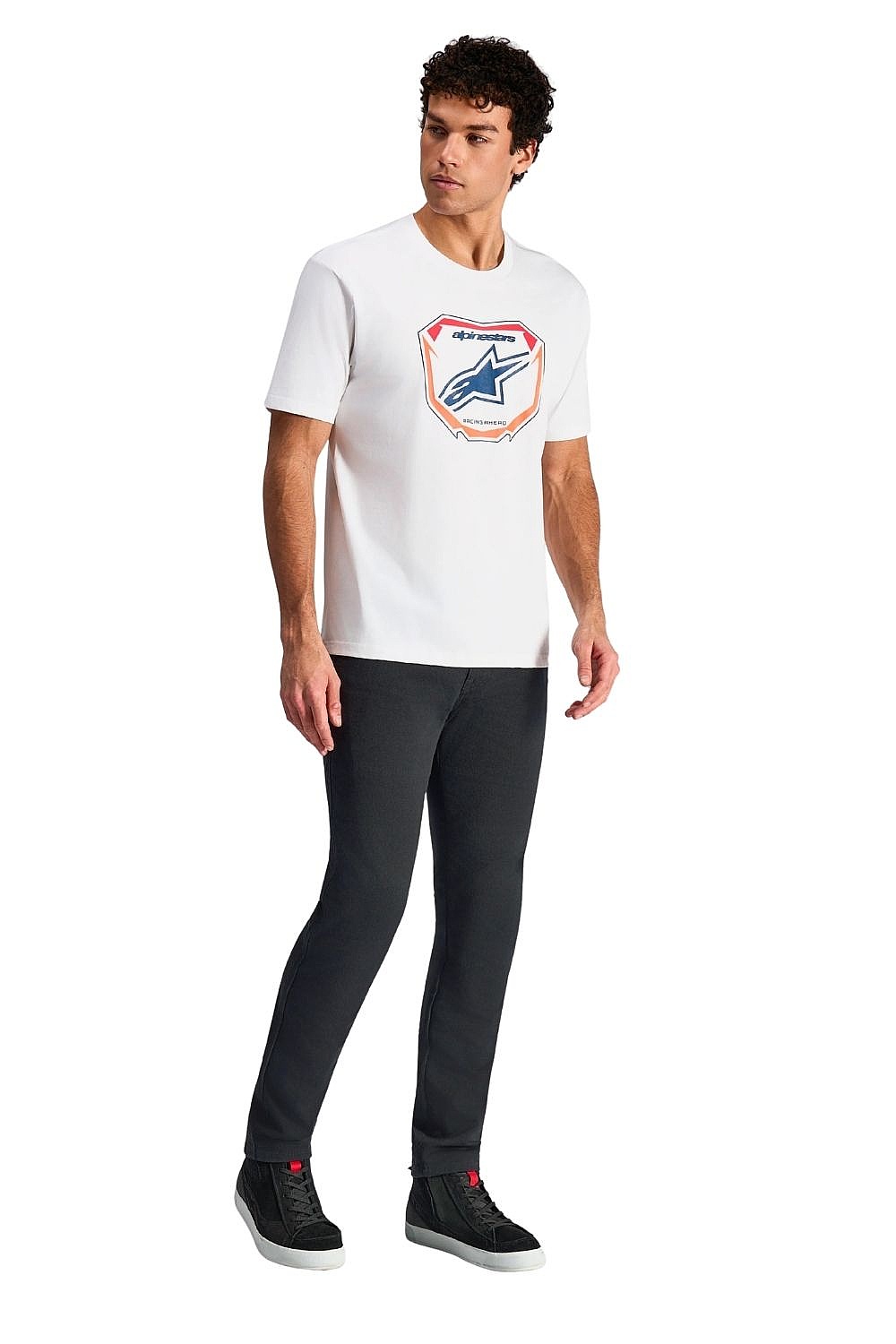 T-shirt Alpinestars Plate CSF - White - men´s