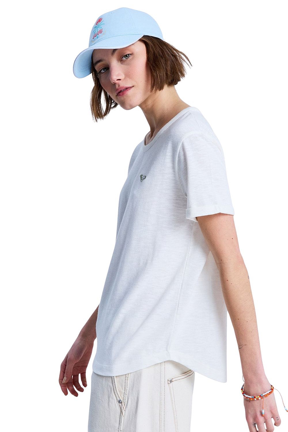 koszulka Roxy Oceanwave Regular Emby - WBS0/Egret - women´s
