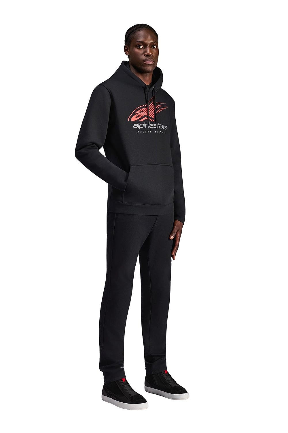 Sweatshirt Alpinestars Pulse Hoodie - Black - men´s
