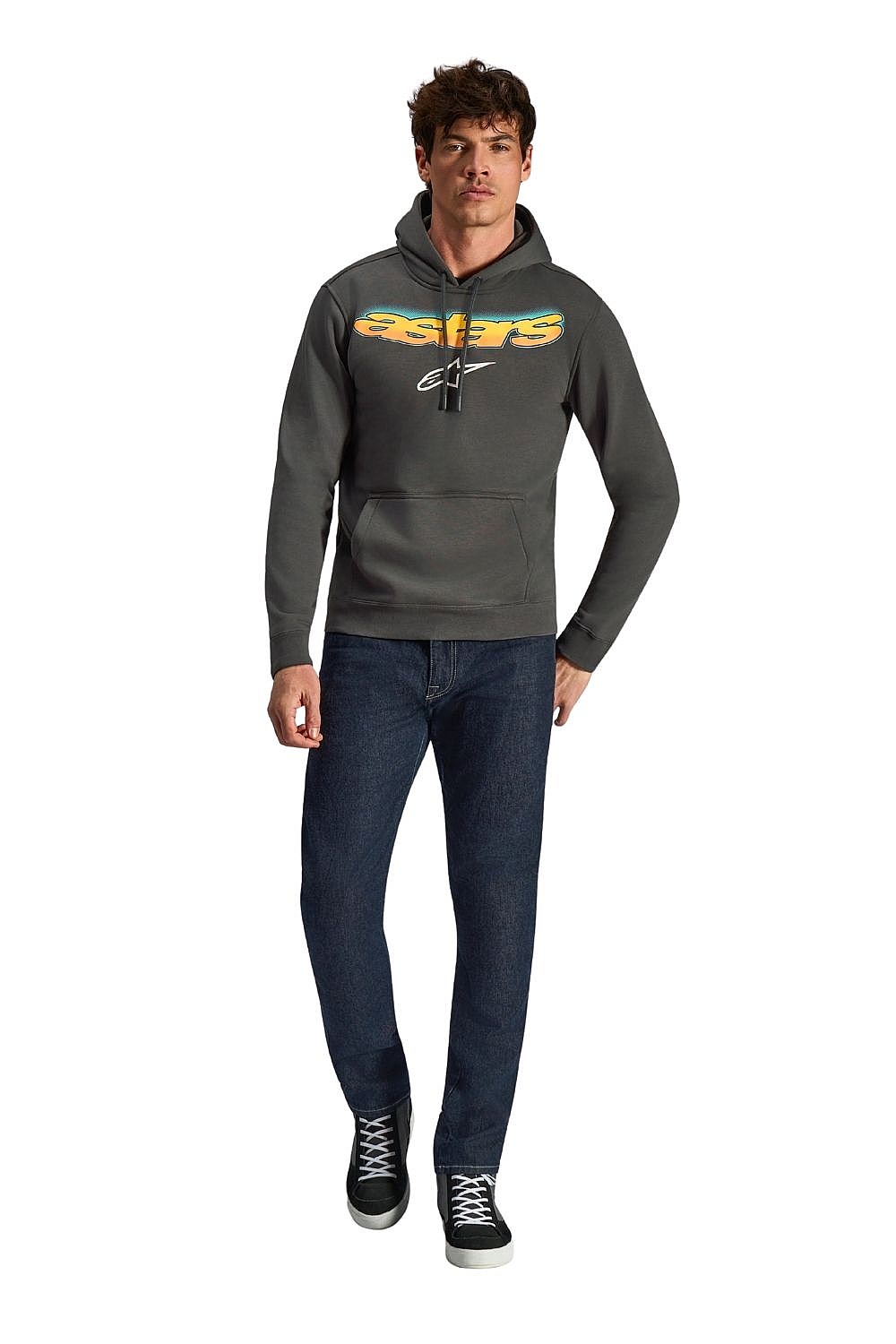 Sweatshirt Alpinestars Ellipsoid Hoodie - Gunmetal - men´s