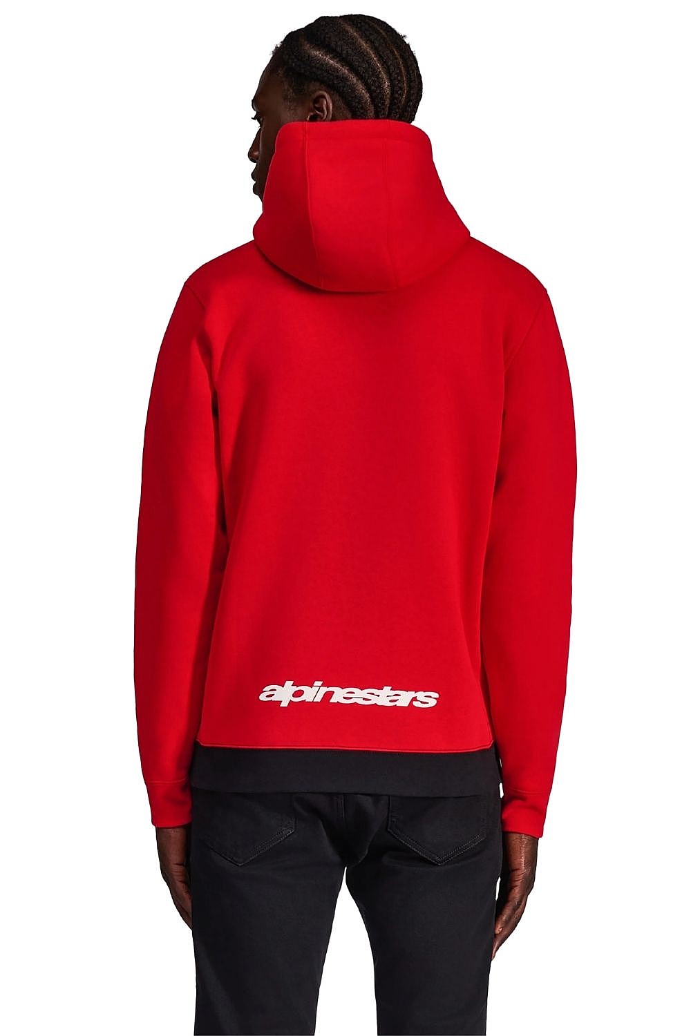 Sweatshirt Alpinestars Parallel Hoodie - Red/Black - men´s