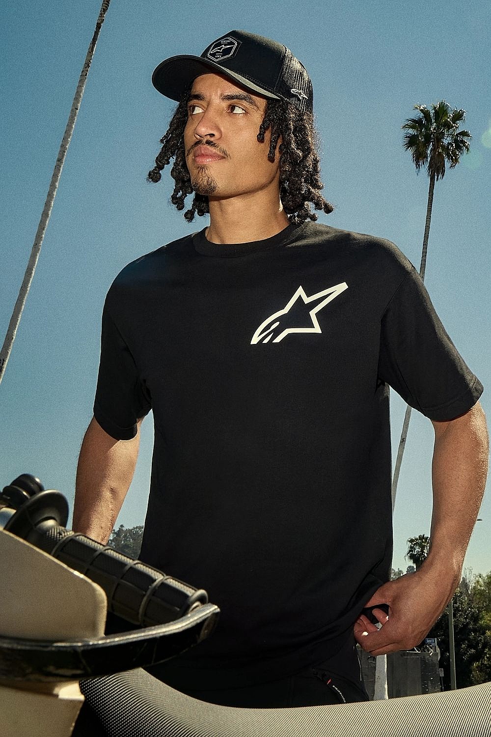T-Shirt Alpinestars One Oversized CSF - Black - men´s