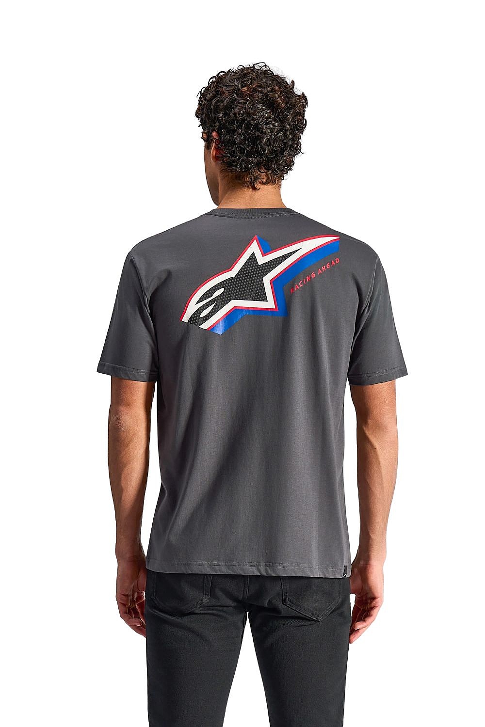 T-shirt Alpinestars Angler CSF - Charcoal - men´s