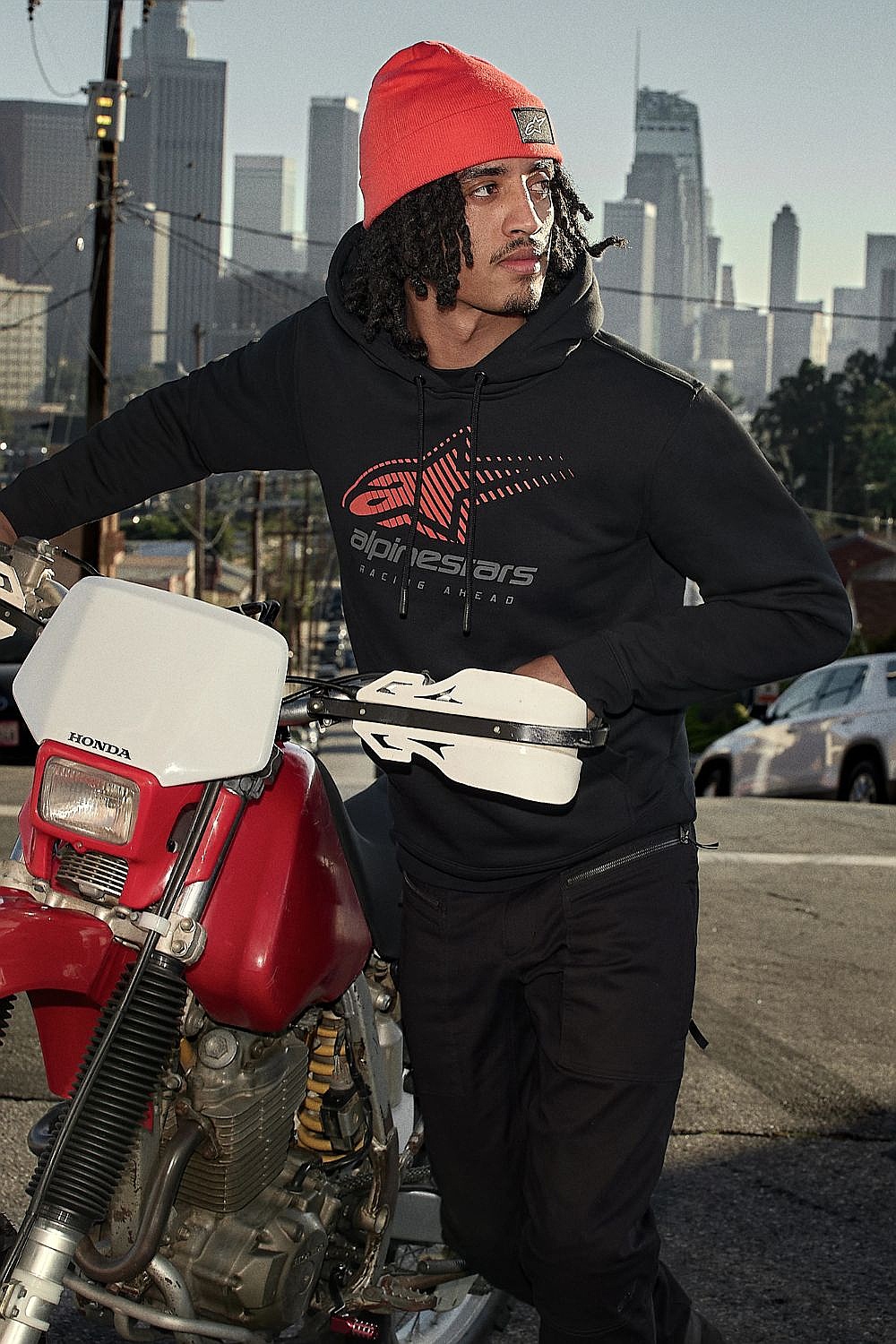 Sweatshirt Alpinestars Pulse Hoodie - Black - men´s
