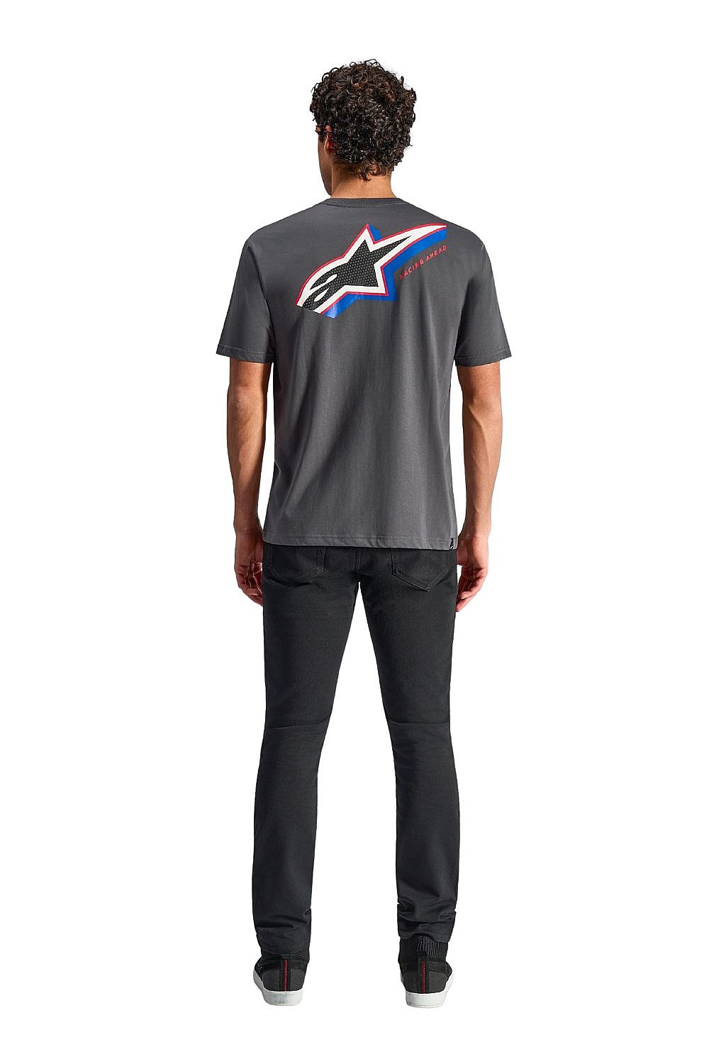 T-shirt Alpinestars Angler CSF - Charcoal - men´s