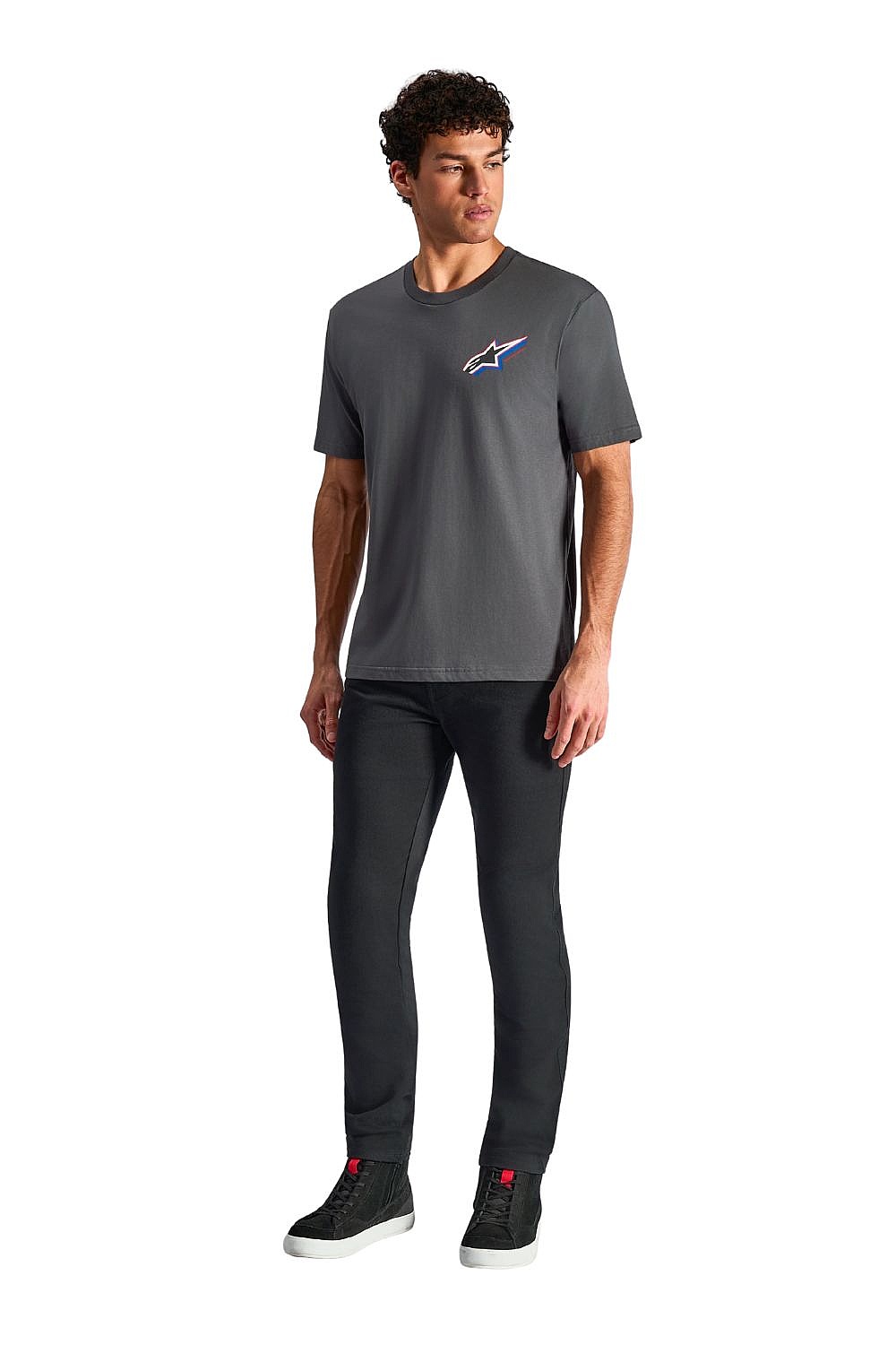 T-shirt Alpinestars Angler CSF - Charcoal - men´s