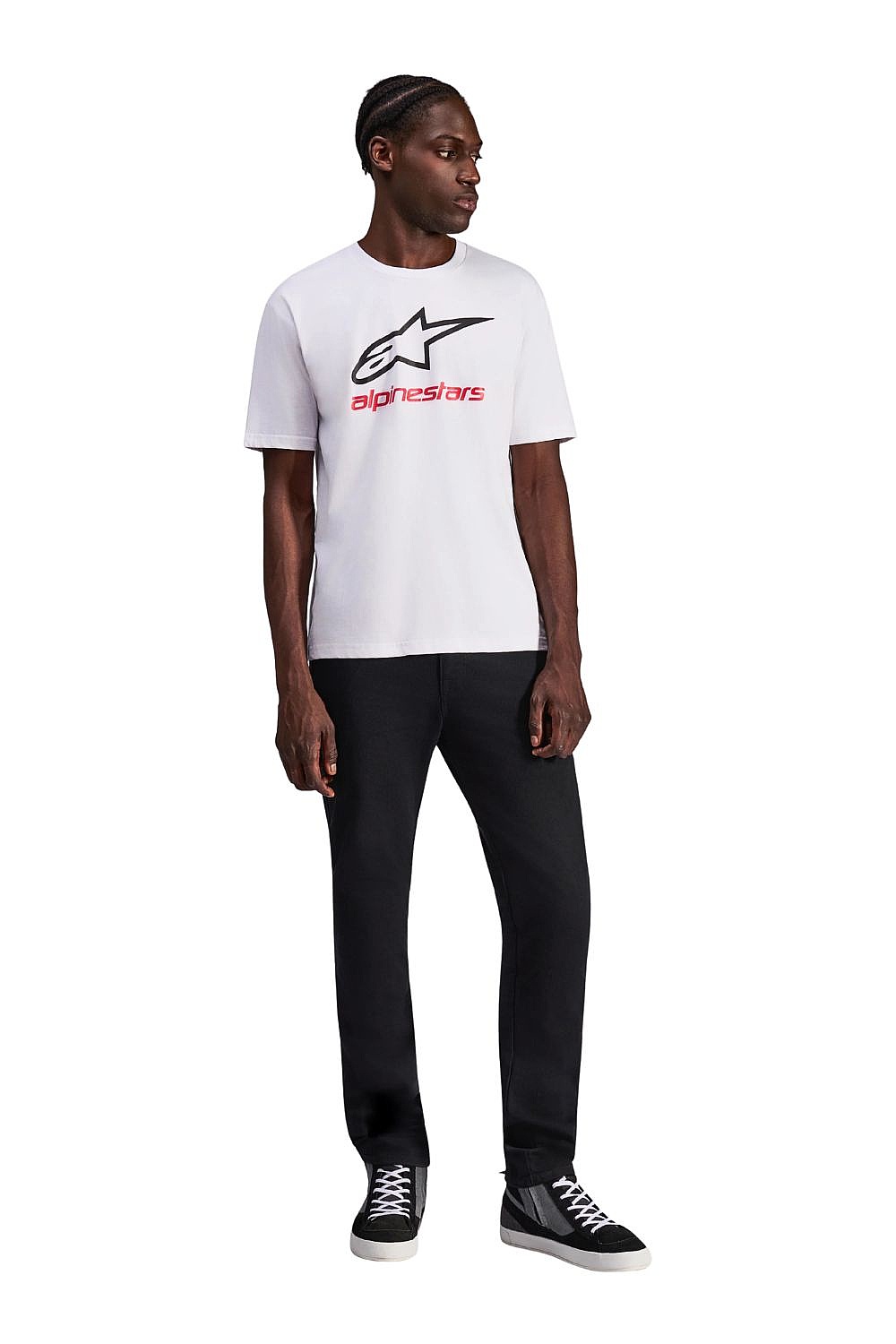 T-Shirt Alpinestars Always 2.0 CSF - White/Black/Red - men´s
