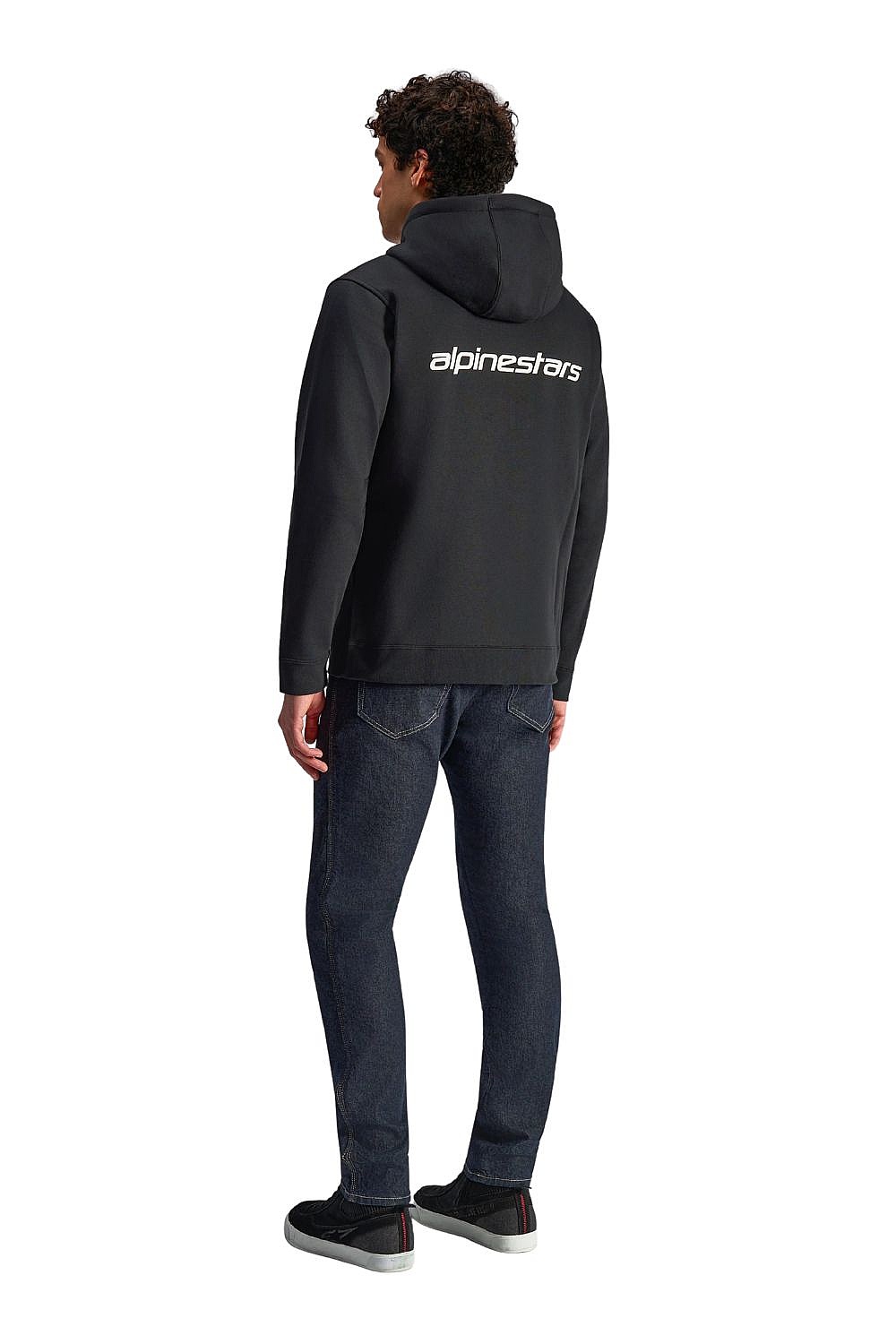 Sweatshirt Alpinestars Transverse Hoodie Zip - Black - men´s