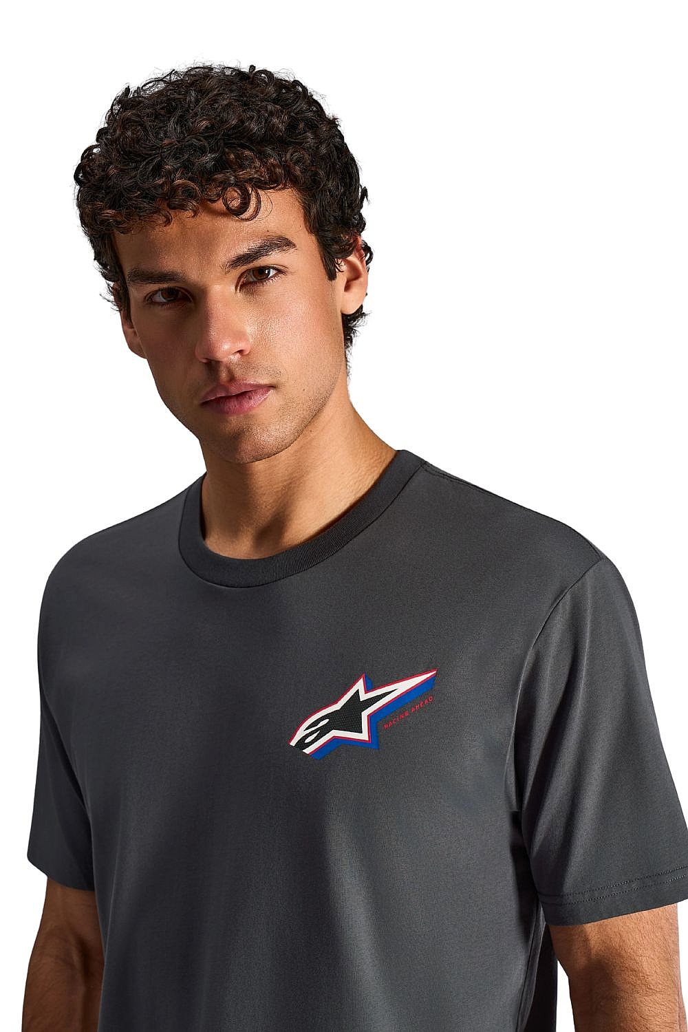 T-shirt Alpinestars Angler CSF - Charcoal - men´s