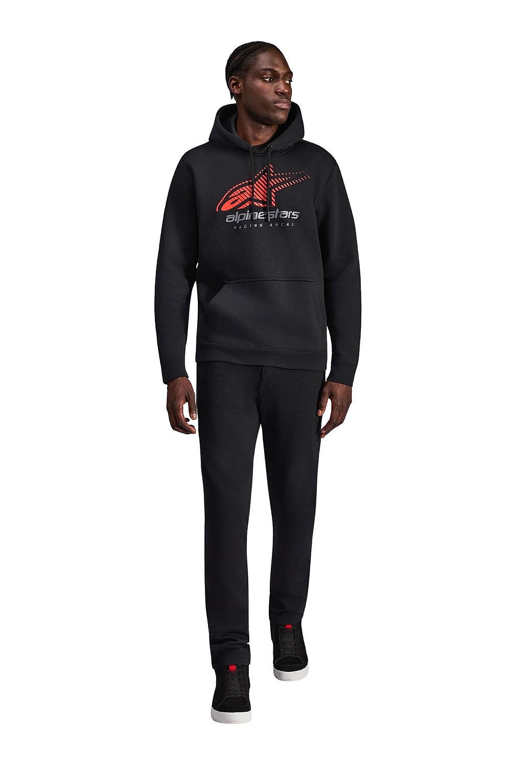 Sweatshirt Alpinestars Pulse Hoodie - Black - men´s