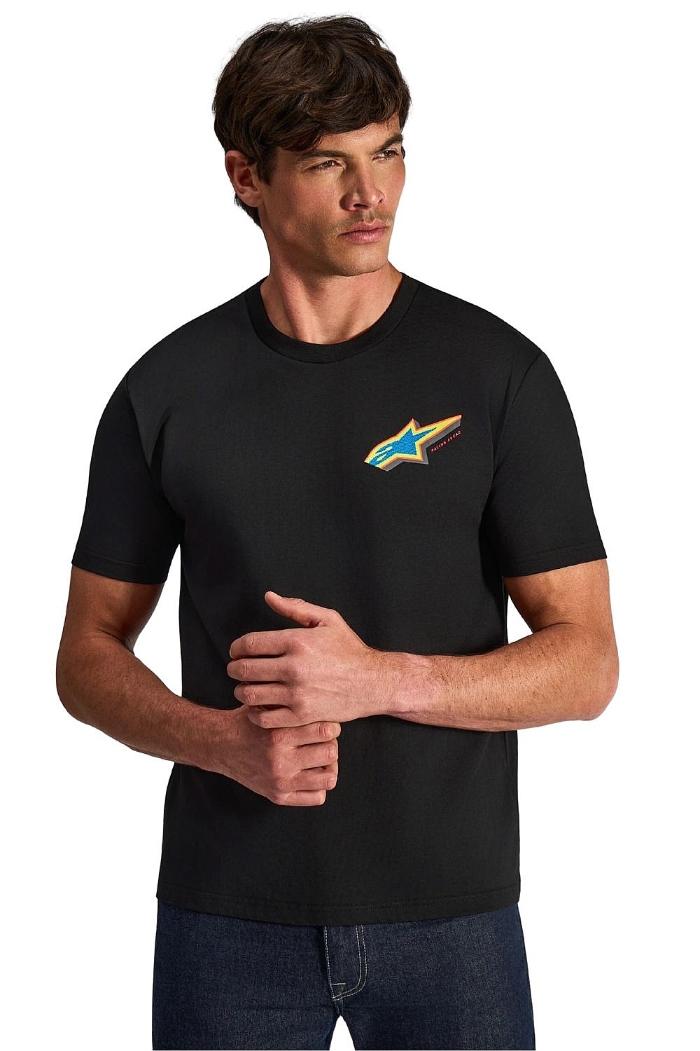 T-Shirt Alpinestars Angler CSF - Black - men´s