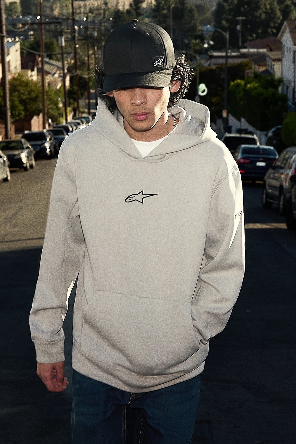 bluza Alpinestars Insight Hoodie - Cement - men´s