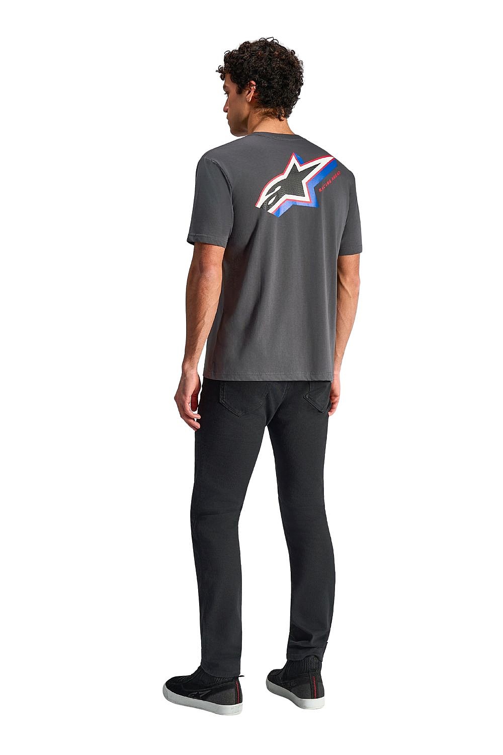 T-shirt Alpinestars Angler CSF - Charcoal - men´s