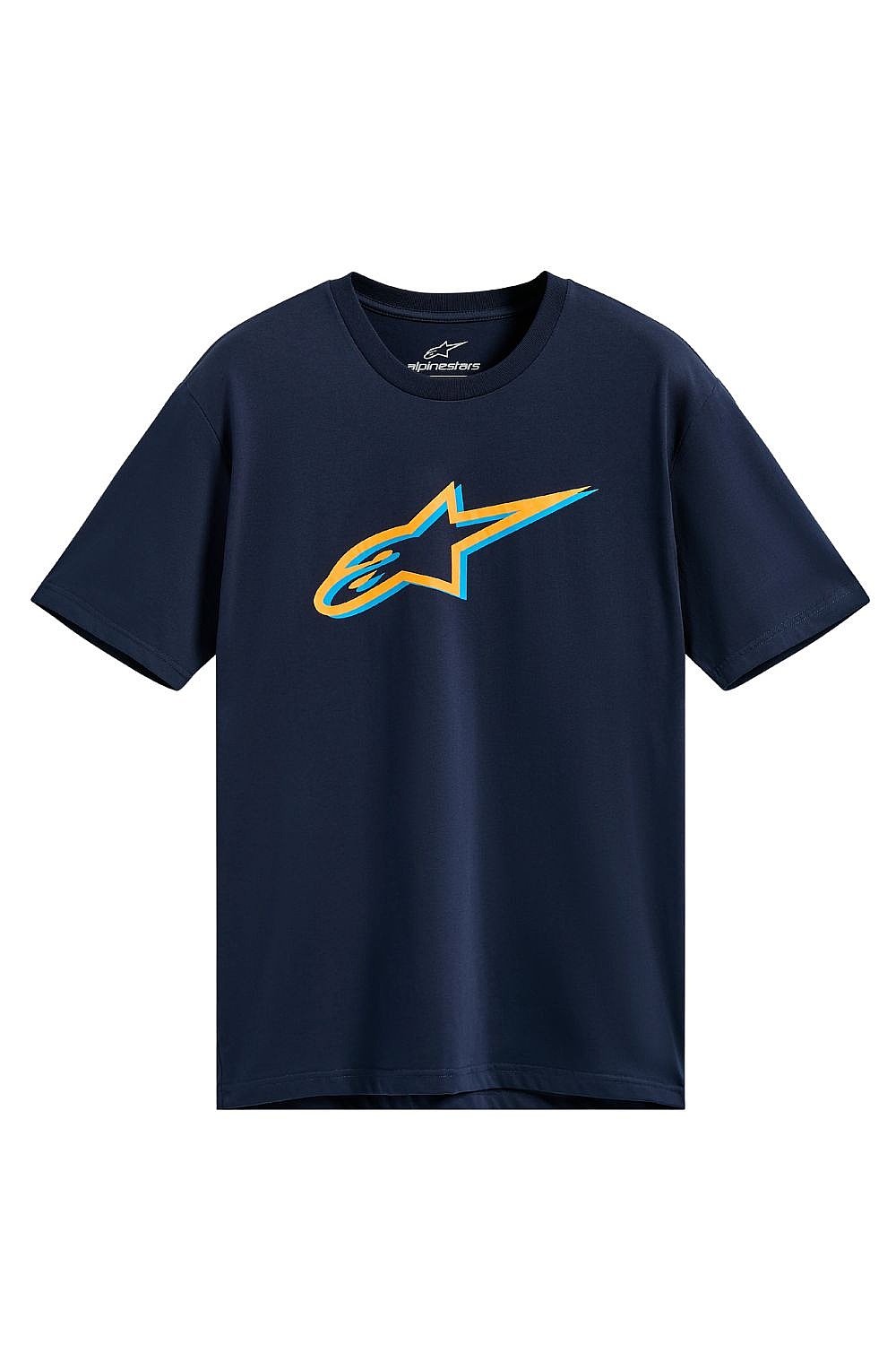 T-Shirt Alpinestars Ageless Shadow CSF - Navy Orange - men´s