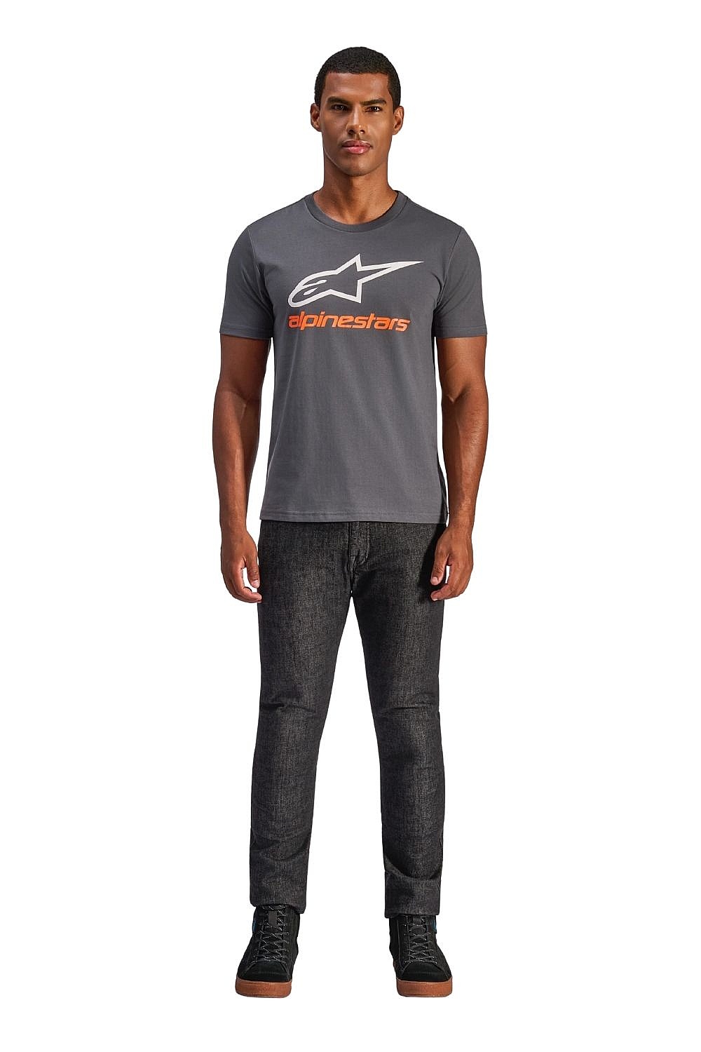T-Shirt Alpinestars Always 2.0 CSF - Charcoal/White - men´s
