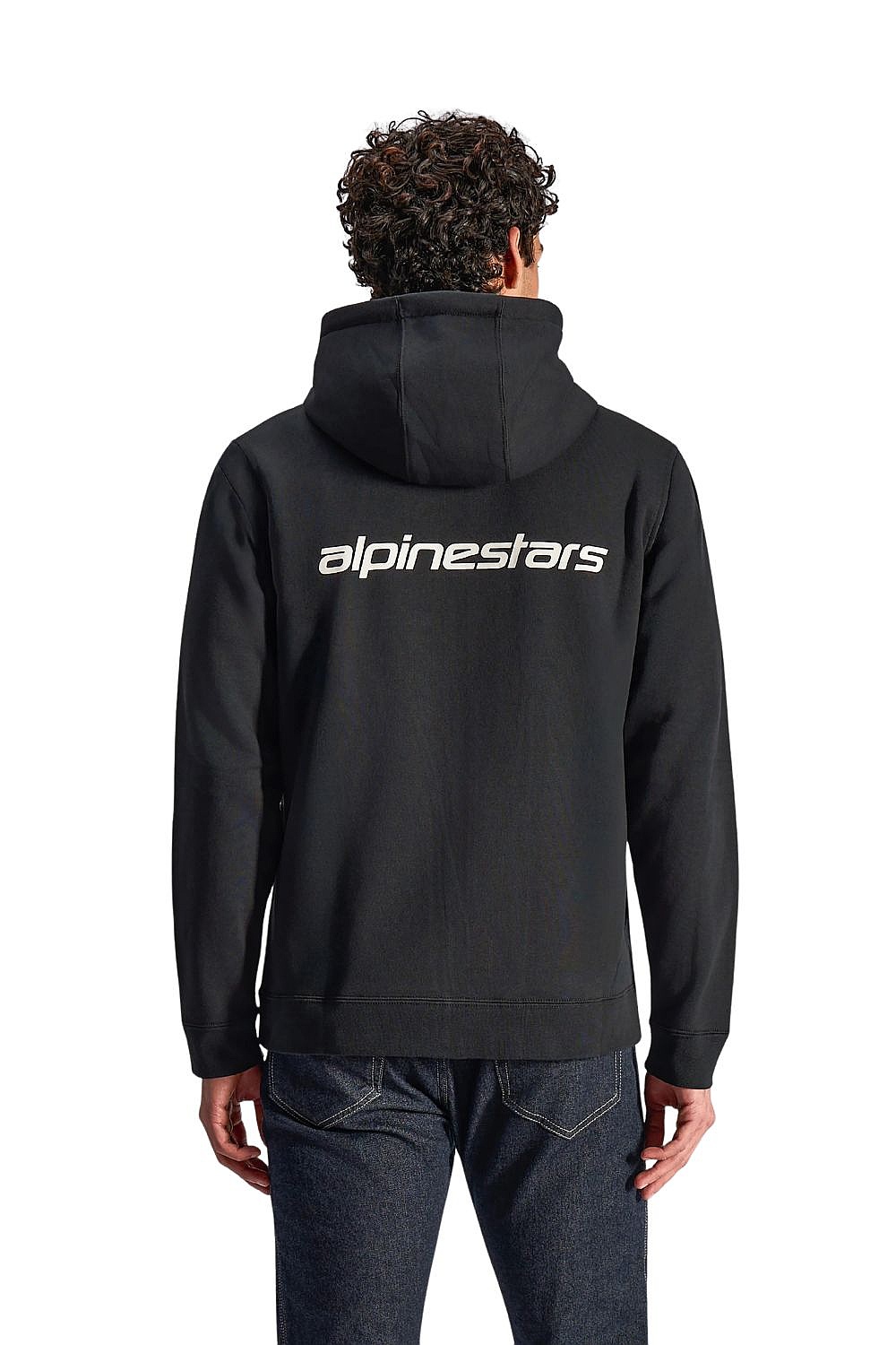 Sweatshirt Alpinestars Transverse Hoodie Zip - Black - men´s