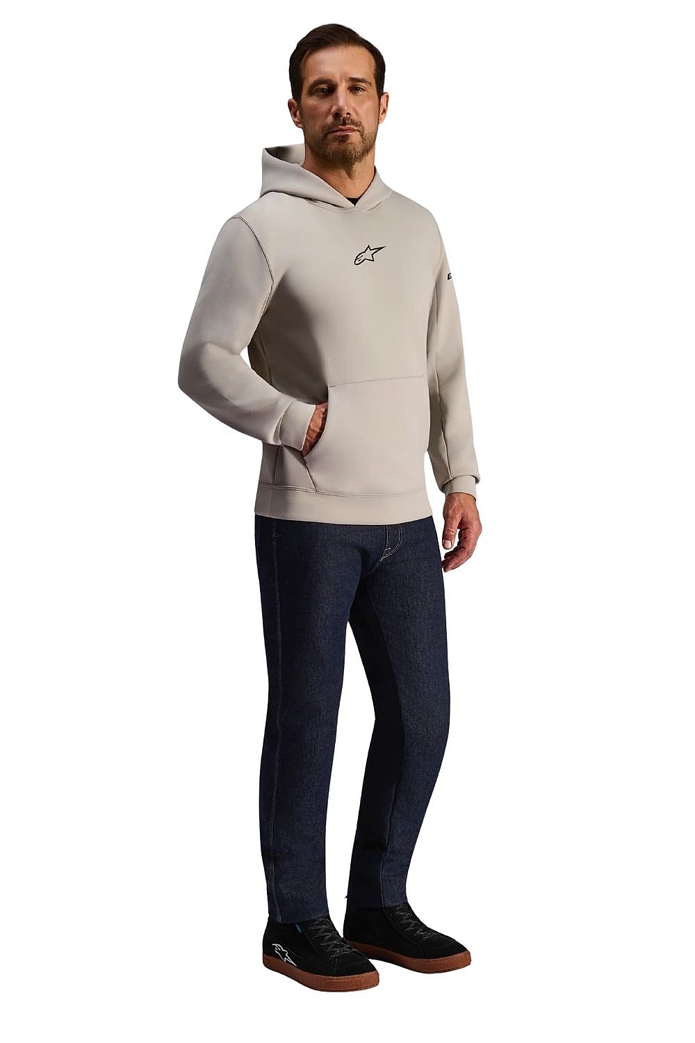 bluza Alpinestars Insight Hoodie - Cement - men´s