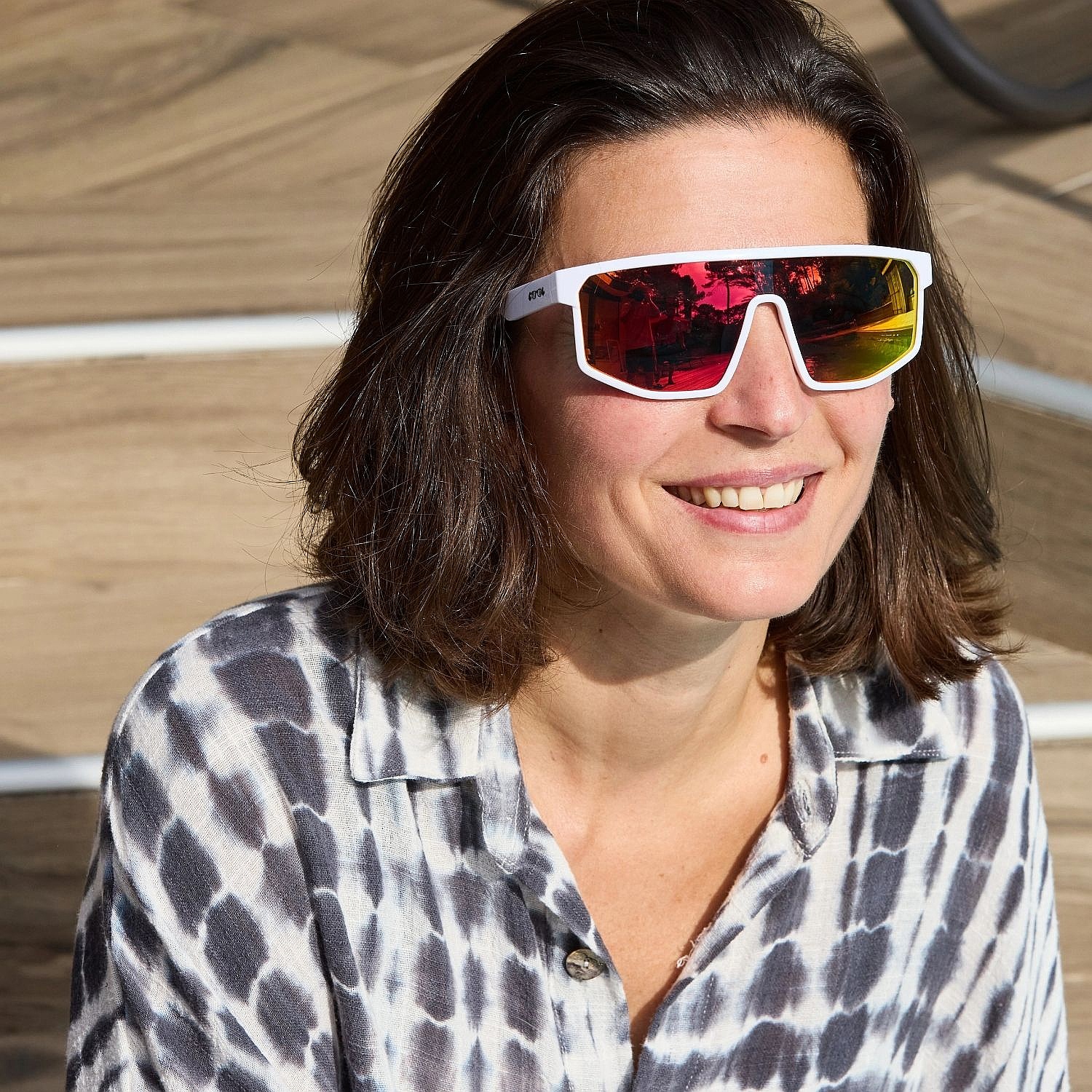 Brille Cool Shoe Malibu - White Revo