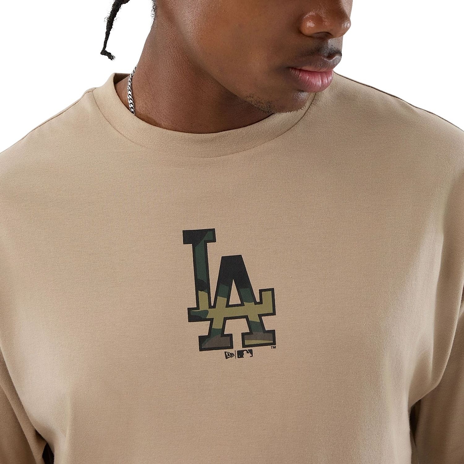 koszulka New Era Infill Oversized MLB Los Angeles Dodgers - Camo