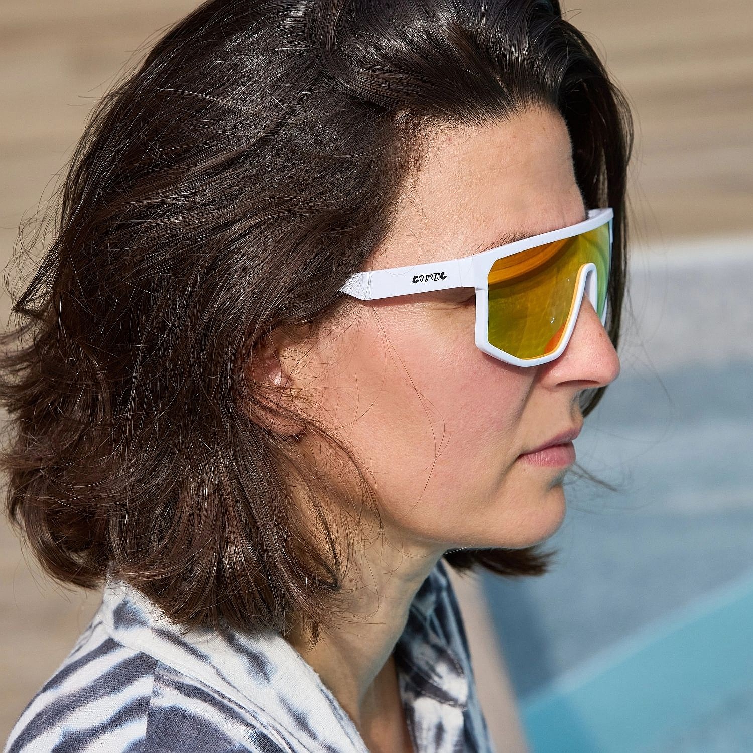 Brille Cool Shoe Malibu - White Revo