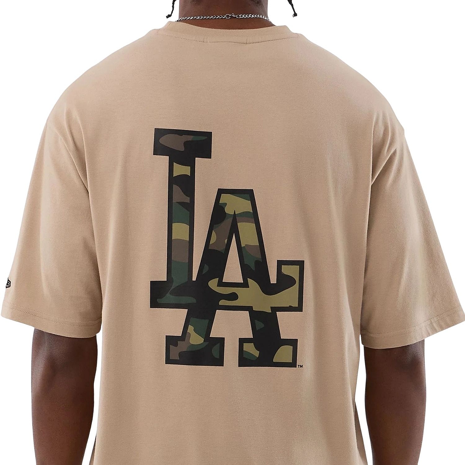 koszulka New Era Infill Oversized MLB Los Angeles Dodgers - Camo