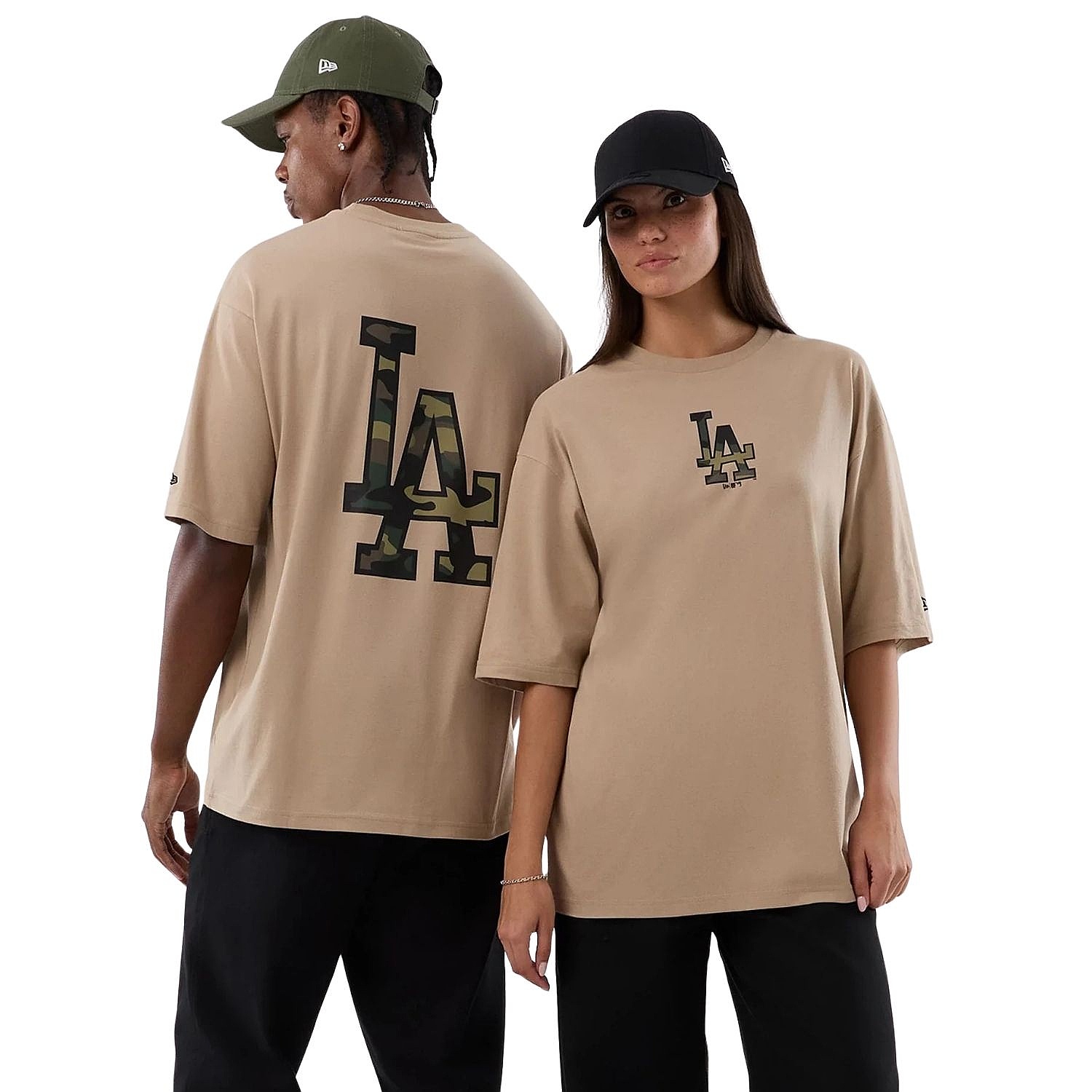 koszulka New Era Infill Oversized MLB Los Angeles Dodgers - Camo