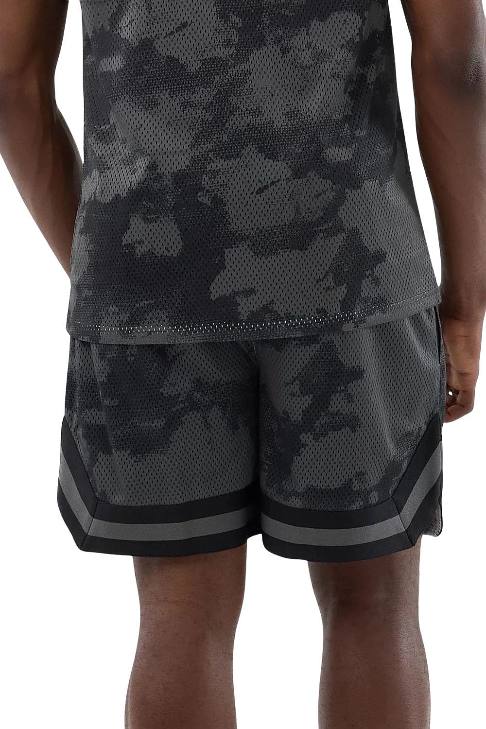 spodenki New Era All Over Print Mesh Branded - Black - men´s