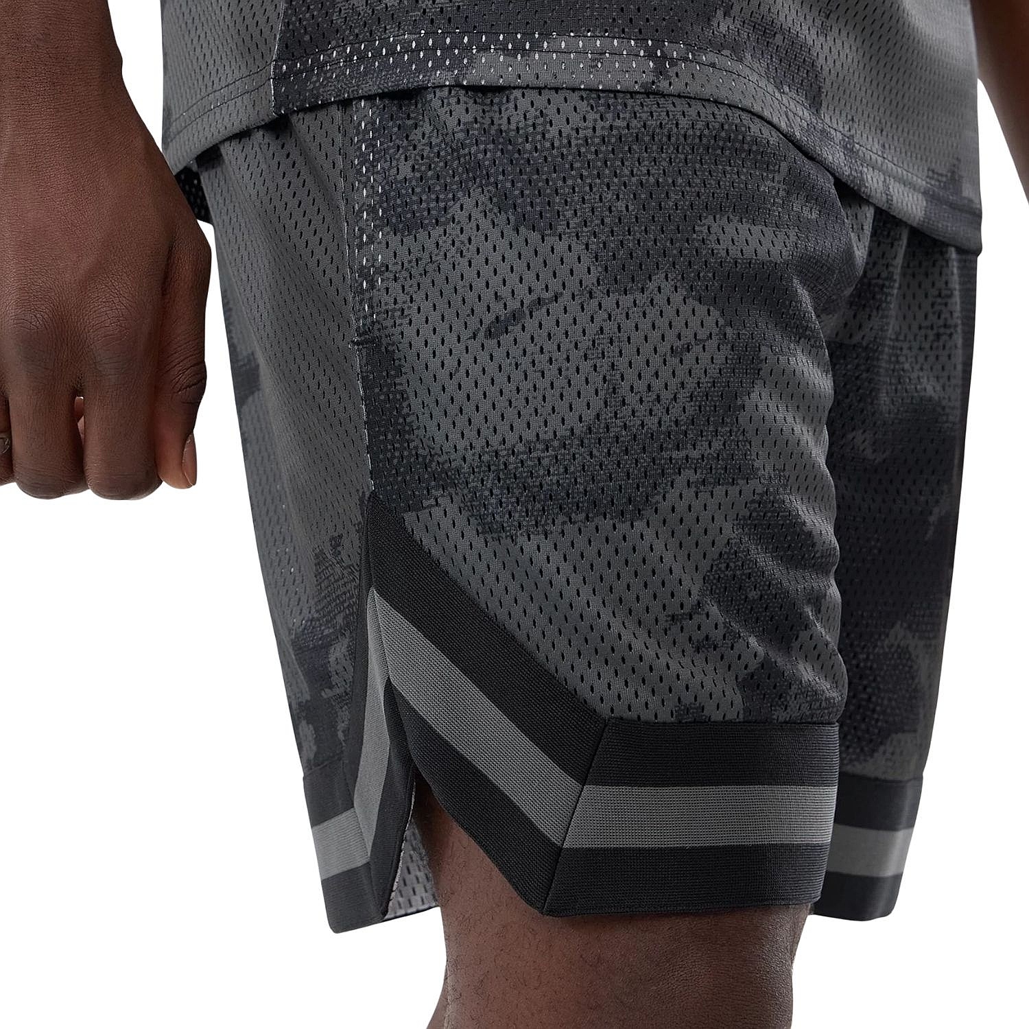spodenki New Era All Over Print Mesh Branded - Black - men´s