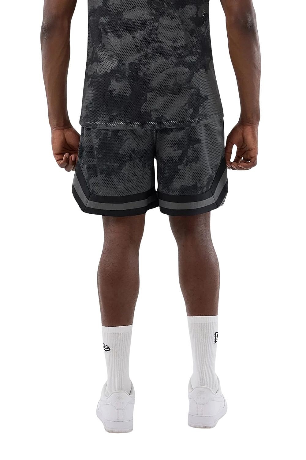 spodenki New Era All Over Print Mesh Branded - Black - men´s