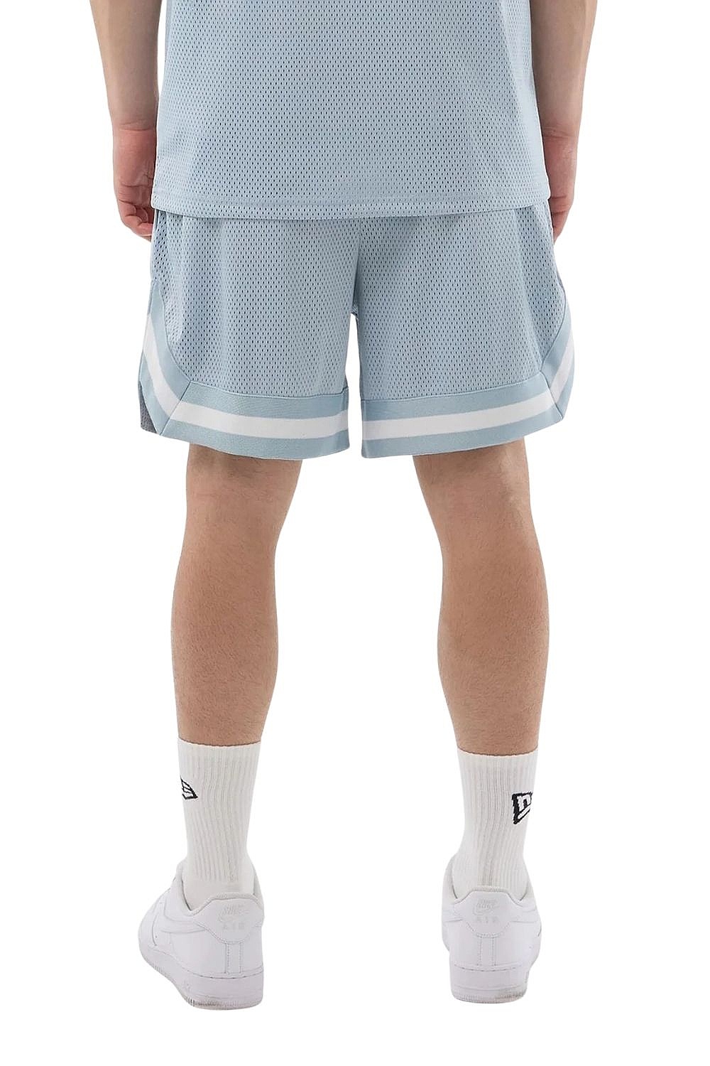 kraťasy New Era Oversized Mesh - Soft Blue