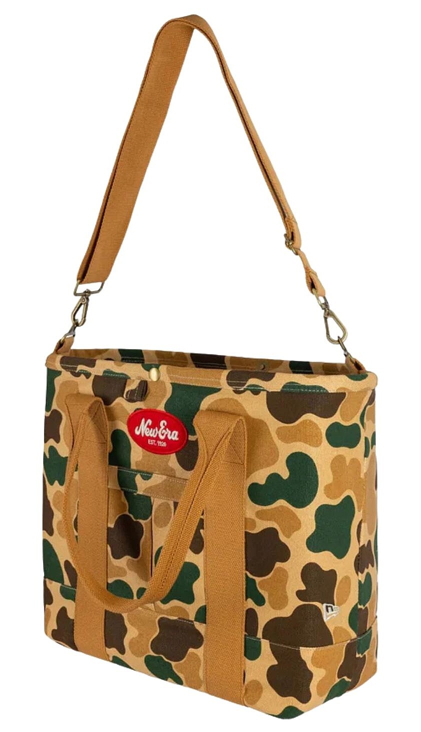 sac bandoulière  New Era Camo Tote - Camouflage/Cap Icon/Gold/Beige/Brass