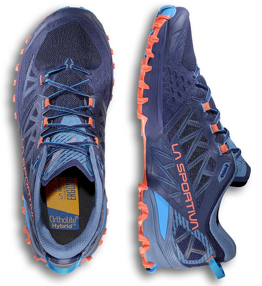buty La Sportiva Bushido III - Deep Sea/Cherry Tomato - men´s