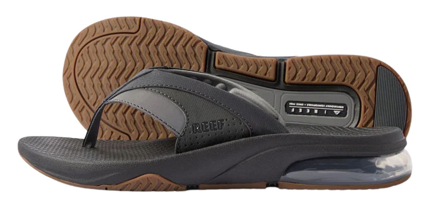 japonki  Reef Fanning + - Black/Gum - men´s