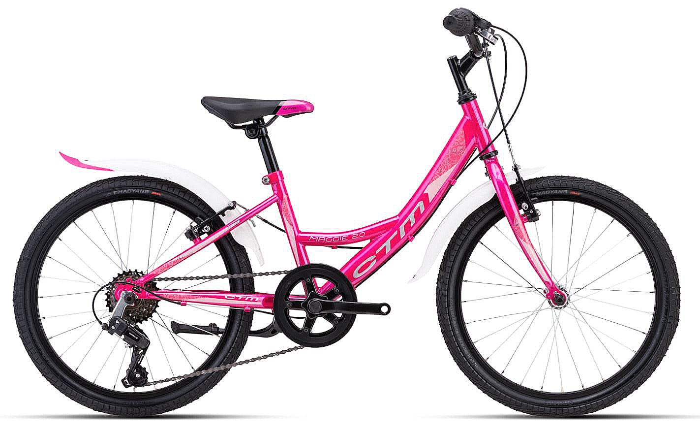 kolo CTM Maggie 2.0 20" - Odřený lak - Pink/White